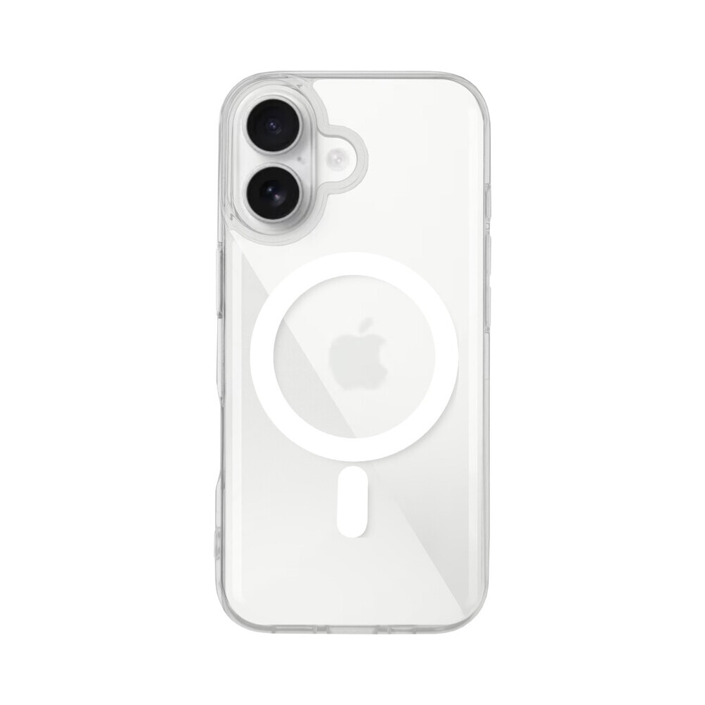 Carcasa Cento Muse pentru telefon, cu inel MagSafe, rezistentă la cădere 1.5m, protector ecran și cameră, transparentă