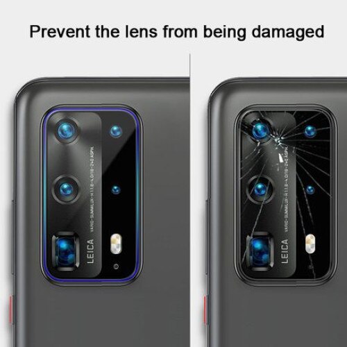 Folie protectie camera, Sticla, Compatibila cu Huawei P40 Pro, Transparent