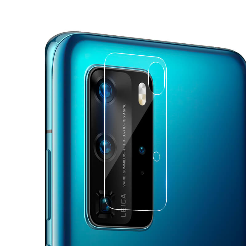 Folie protectie camera, Sticla, Compatibila cu Huawei P40 Pro, Transparent