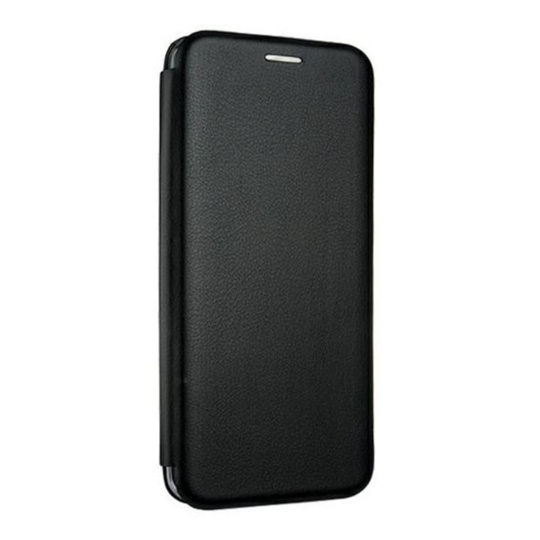 Husa tip carte pentru Samsung Galaxy A17 cu inchidere magnetica, Rezistenta la socuri, Functie de suport, Protectie completa (fata+spate) - Negru Negru