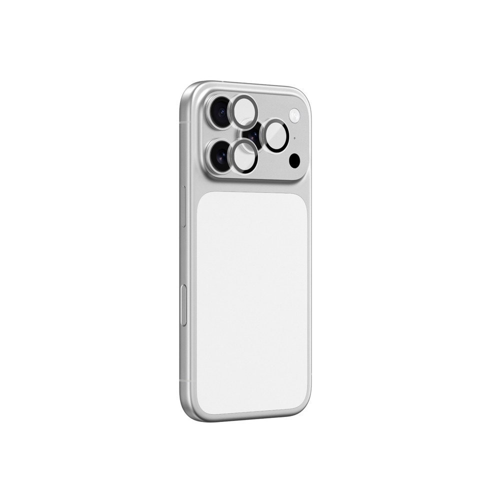 Protectie sticla securizata camera foto AmazingThing Sapphire Camera Glass compatibila cu iPhone 17 Pro / Pro Max, Negru
