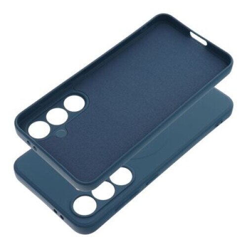 Husa pentru Samsung S24 Plus Daden® MagCover Silicon cu MagSafe, Protectie Camera, Antisoc, Albastru