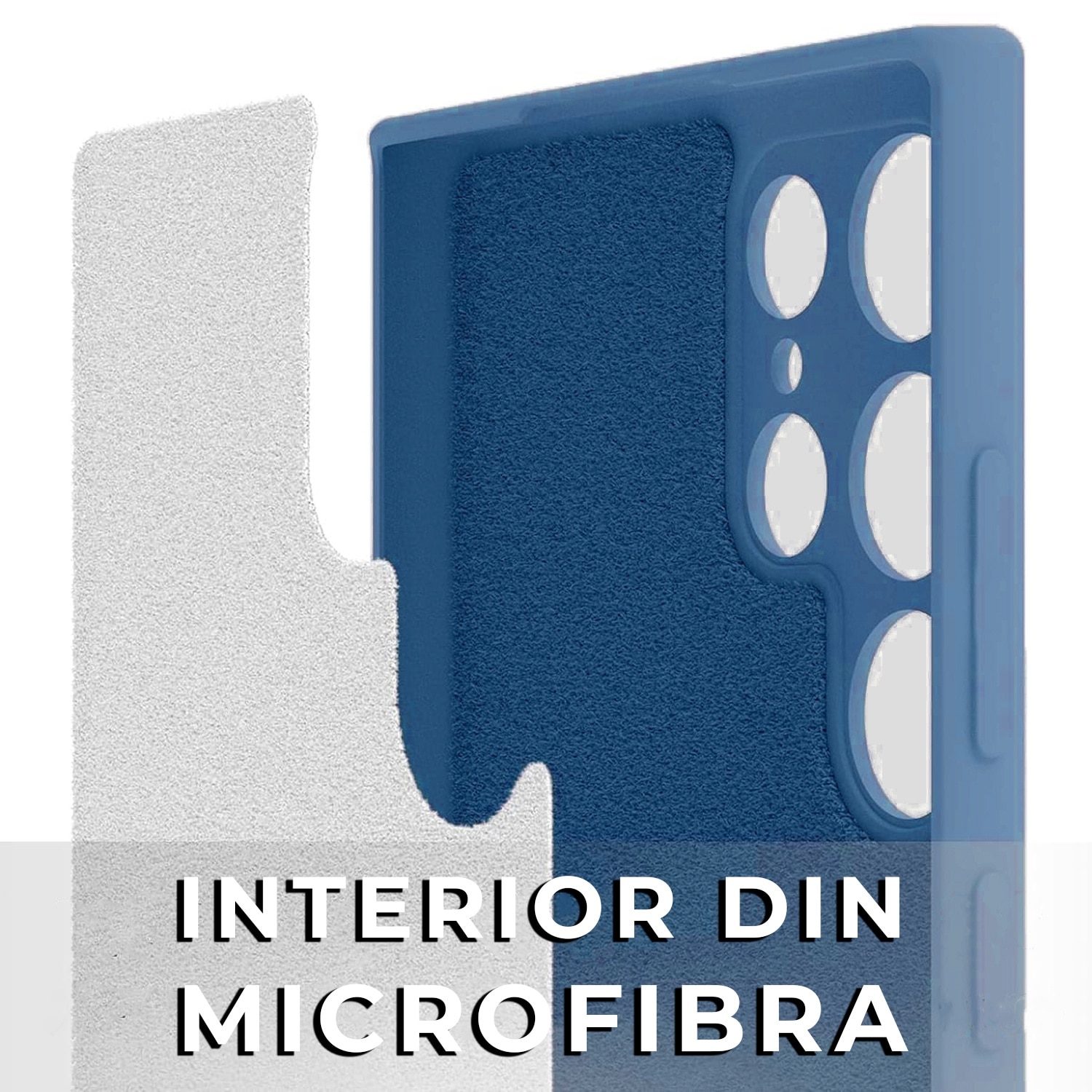 Husa pentru Samsung S24 Plus Daden® MagCover Silicon cu MagSafe, Protectie Camera, Antisoc, Albastru