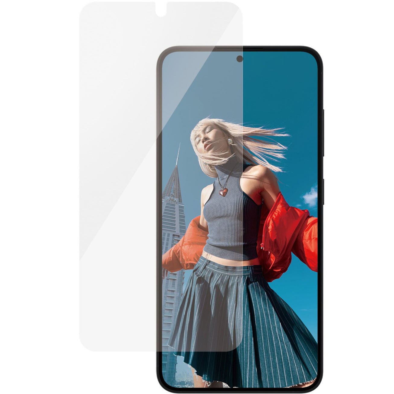 Folie de protectie sticla PanzerGlass UWF cu aplicator pentru Samsung Galaxy S25, Transparent