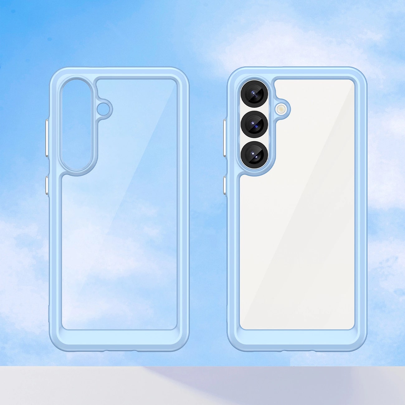 Carcasa Outer Space compatibila cu Samsung Galaxy S25 Blue