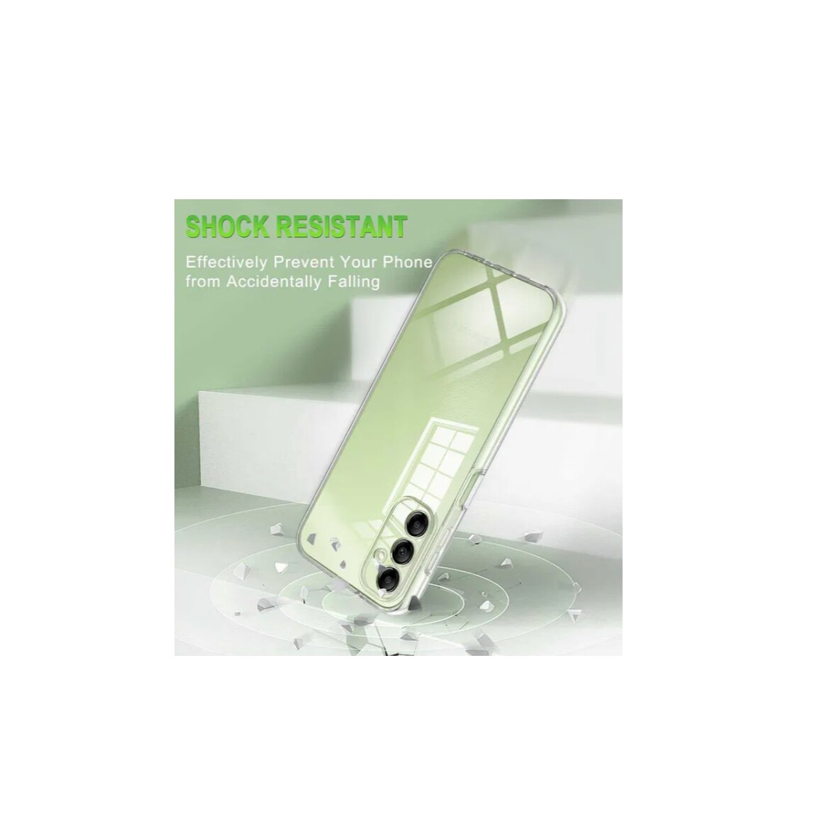 Husa 360 compatibila cu Samsung Galaxy A23 - V2 Transparent fata si spate