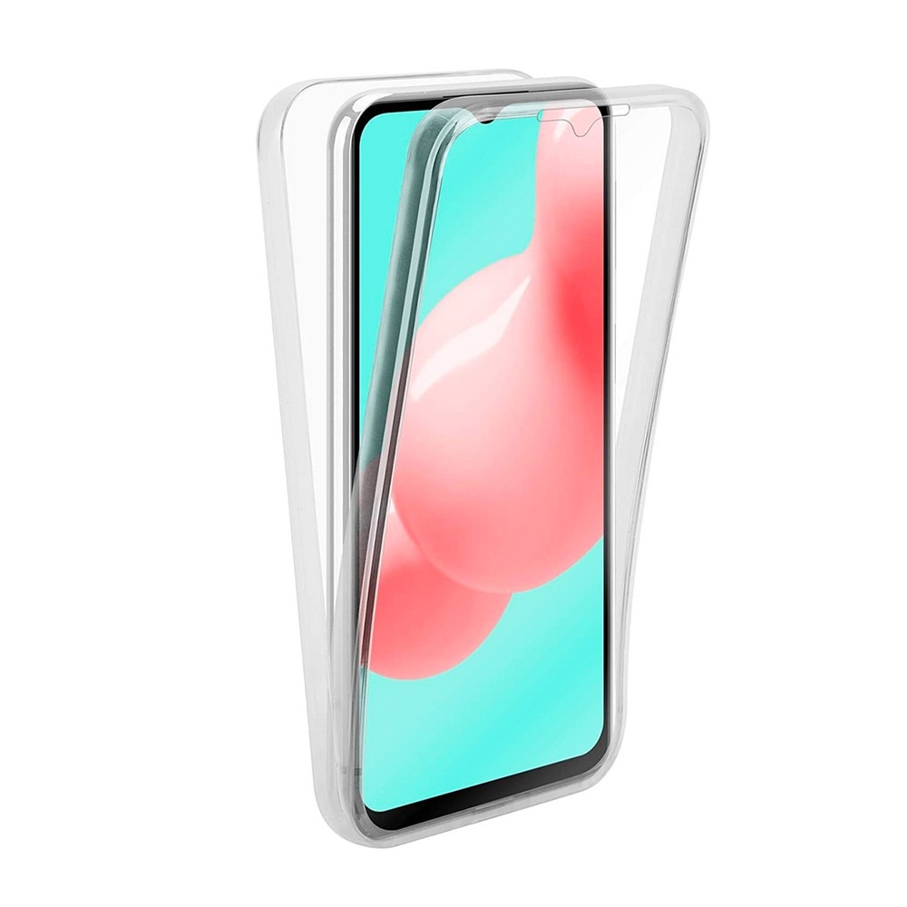 Husa 360 compatibila cu Samsung Galaxy A23 - V2 Transparent fata si spate