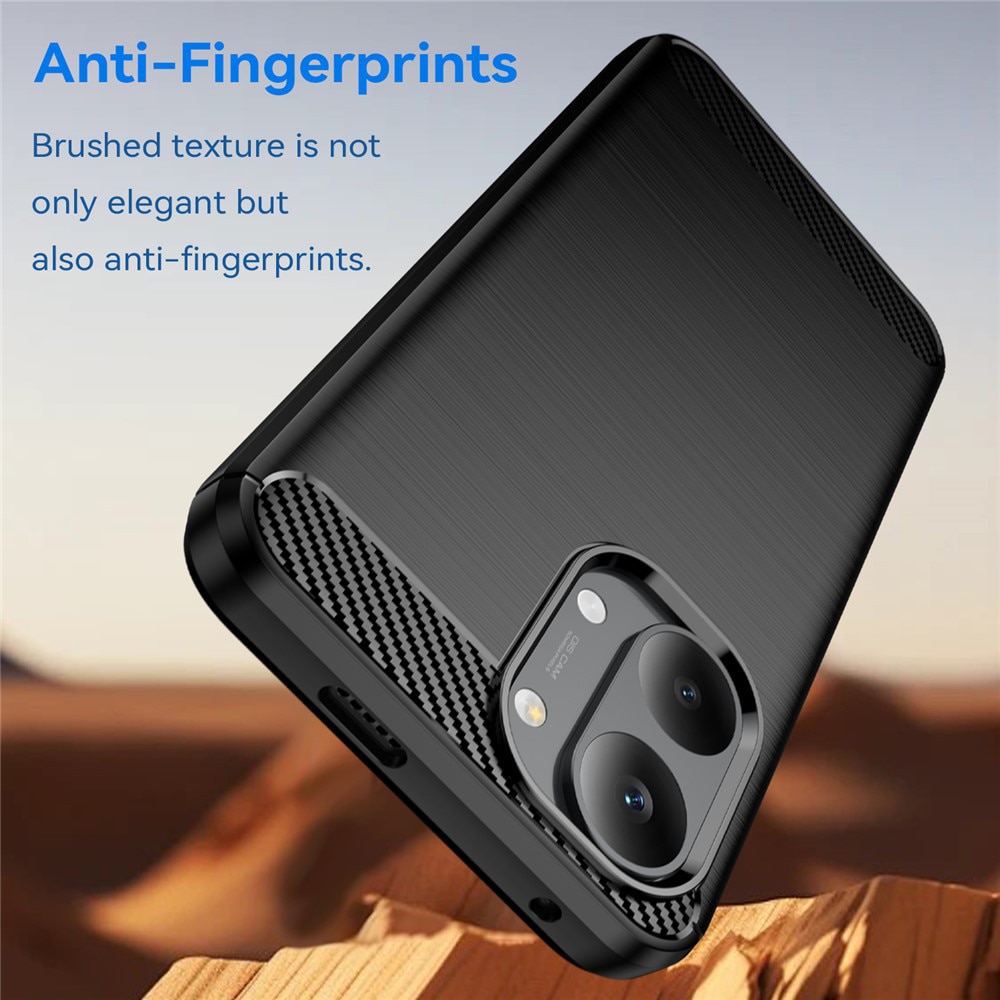 Husa pentru Poco X8 Pro Max Carbon Liquid Silicone, negru