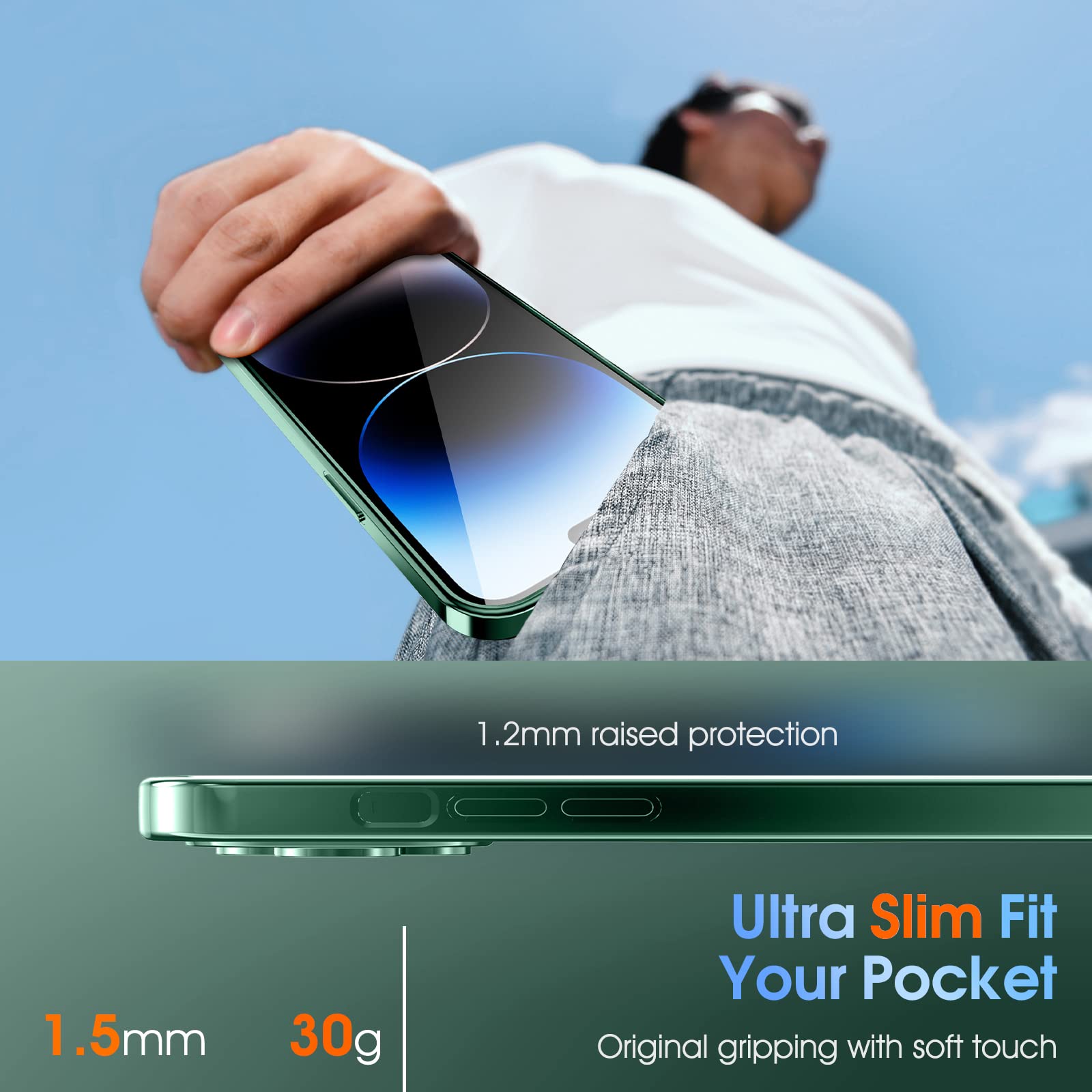 Husa din silicon cu margini metalizate Ultra-Soft, Luxury Magsafe, compatibila cu iPhone 11 Pro / Verde
