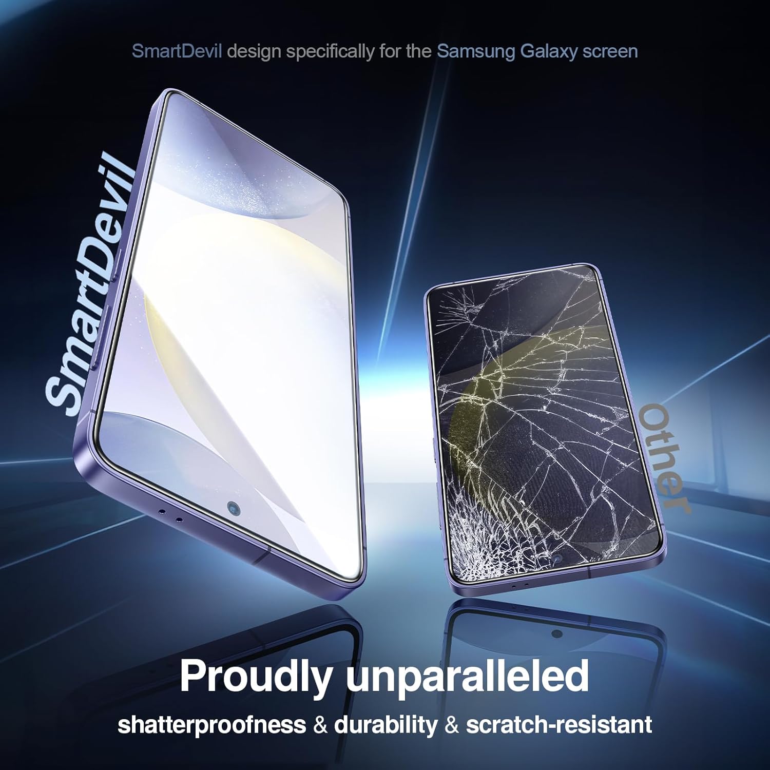Folie protectie telefon Samsung S24 Ultra, 9H+, super HD, anti-amprente, set aplicator inclus