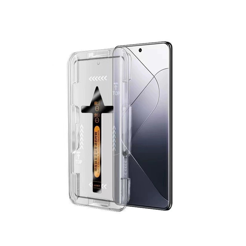 Folie protectie telefon Samsung S24 Ultra, 9H+, super HD, anti-amprente, set aplicator inclus
