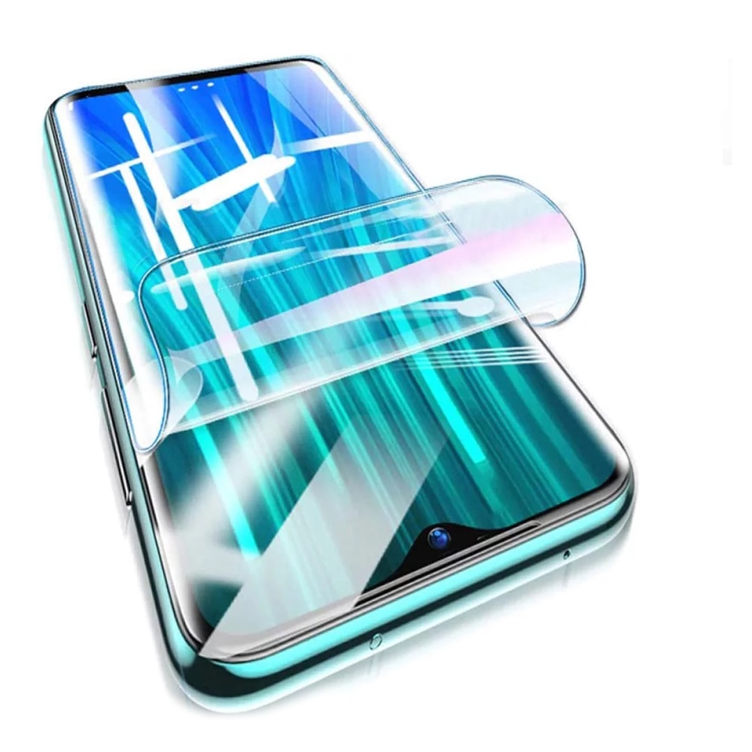 Folie de Protectie compatibila cu Oneplus 12, Silicon Hydrogel Regenerabil, Flexible Hydro-Crystal, Protectie Completa, Full Glue, Instalare usoara, Optim Tech, Transparent