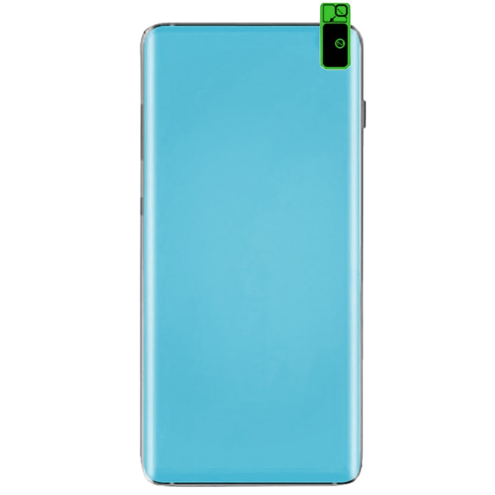 Folie de Protectie compatibila cu Oneplus 12, Silicon Hydrogel Regenerabil, Flexible Hydro-Crystal, Protectie Completa, Full Glue, Instalare usoara, Optim Tech, Transparent