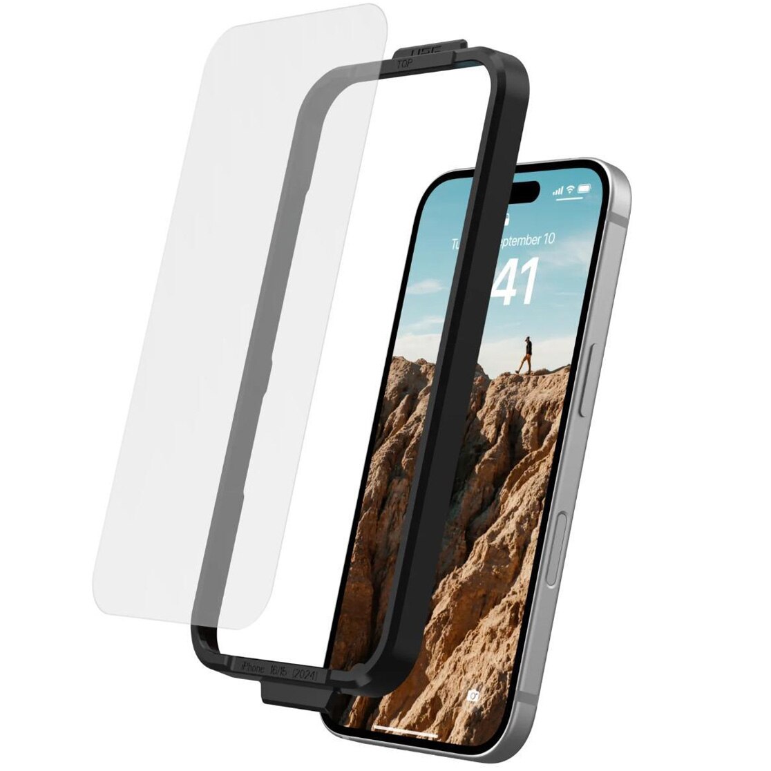 Folie de protectie UAG Sticla Glass Shield pentru iPhone 16 Pro Clear