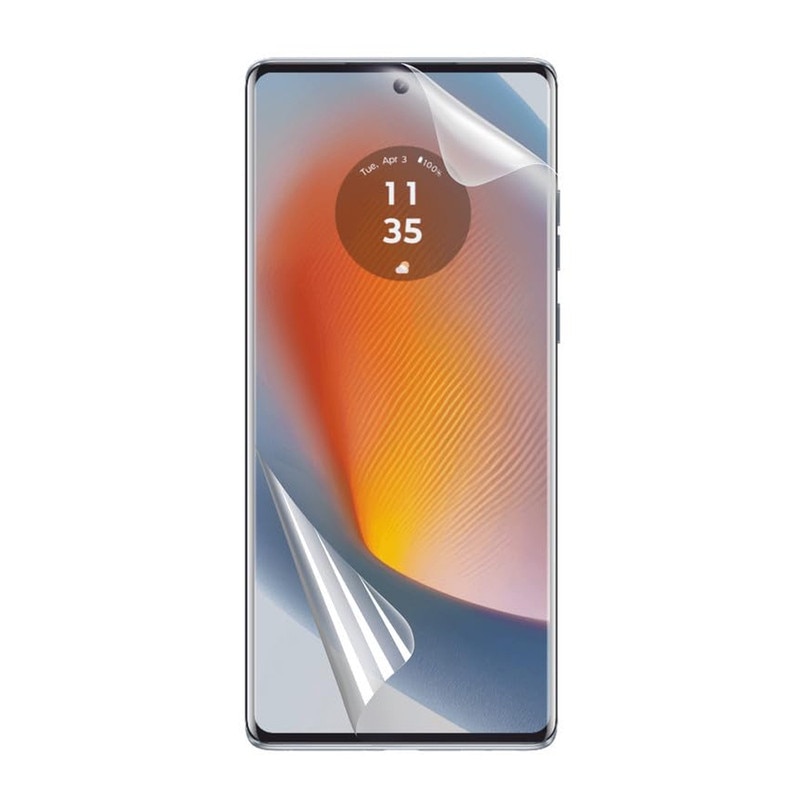 Folie Silicon Ecran pentru Motorola Moto G23, Silicon Hydrogel Regenerabil, Flexible Hydro-Crystal, Protectie Completa, Full Glue, Instalare usoara, Set complet pentru Instalare