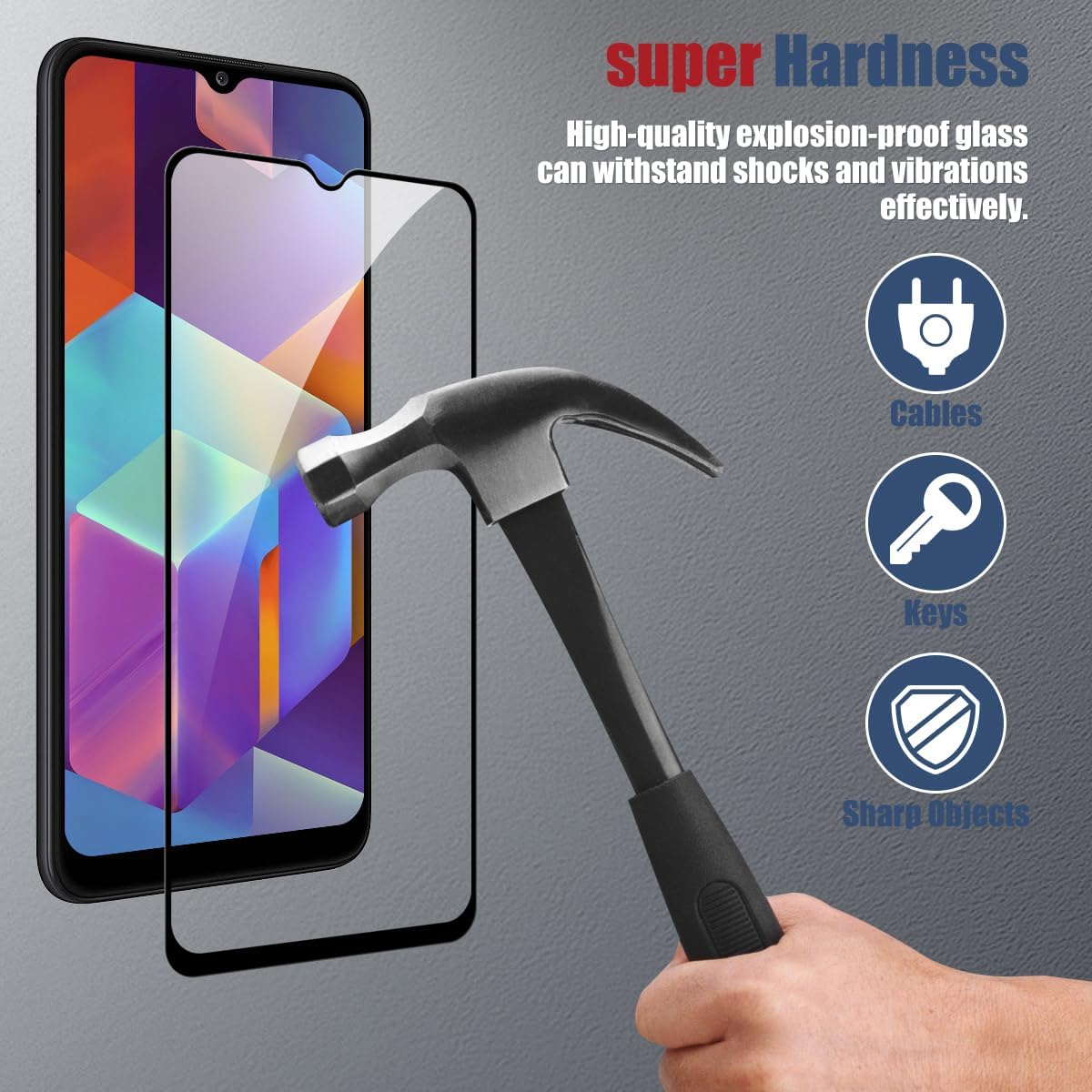 Set 3 Folie de protectie ecran exterior din sticla pentru Motorola Edge 40 Neo 5G, Ultra HD, Anti Zgarieturi, Anti Socuri, Vanaxalife®