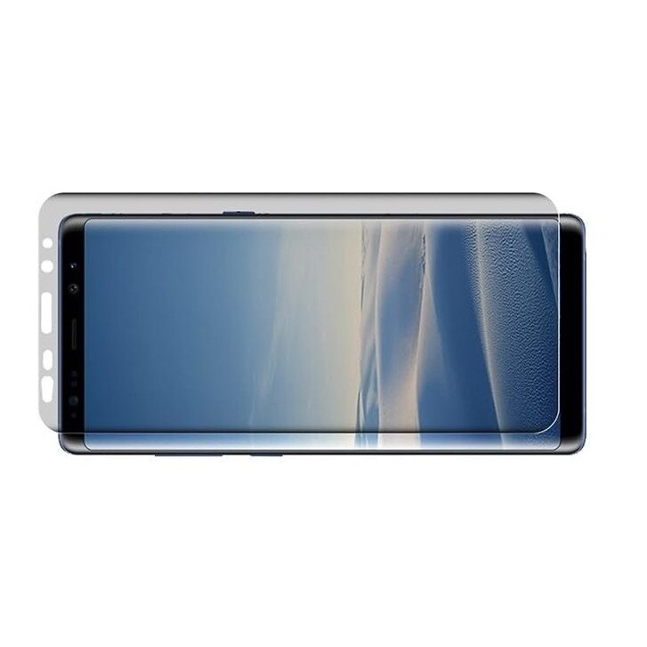 Folie de protectie ecran Privacy Hydrogel din silicon, TPU, compatibila cu Samsung Galaxy Note 9, Perfect fit, acopera tot ecranul, ISAG