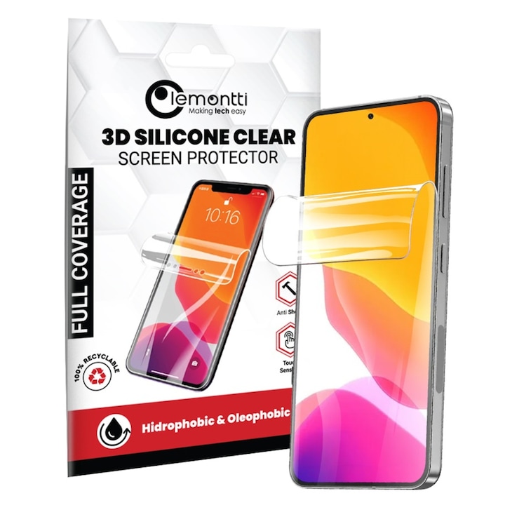Folie de protectie Lemontti din silicon Clear pentru Honor 200 Pro
