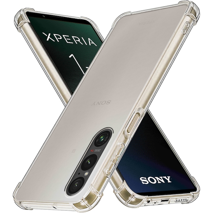 Husa compatibila cu Sony Xperia 1 V, Erbord, Rezistenta la cadere, Transparenta
