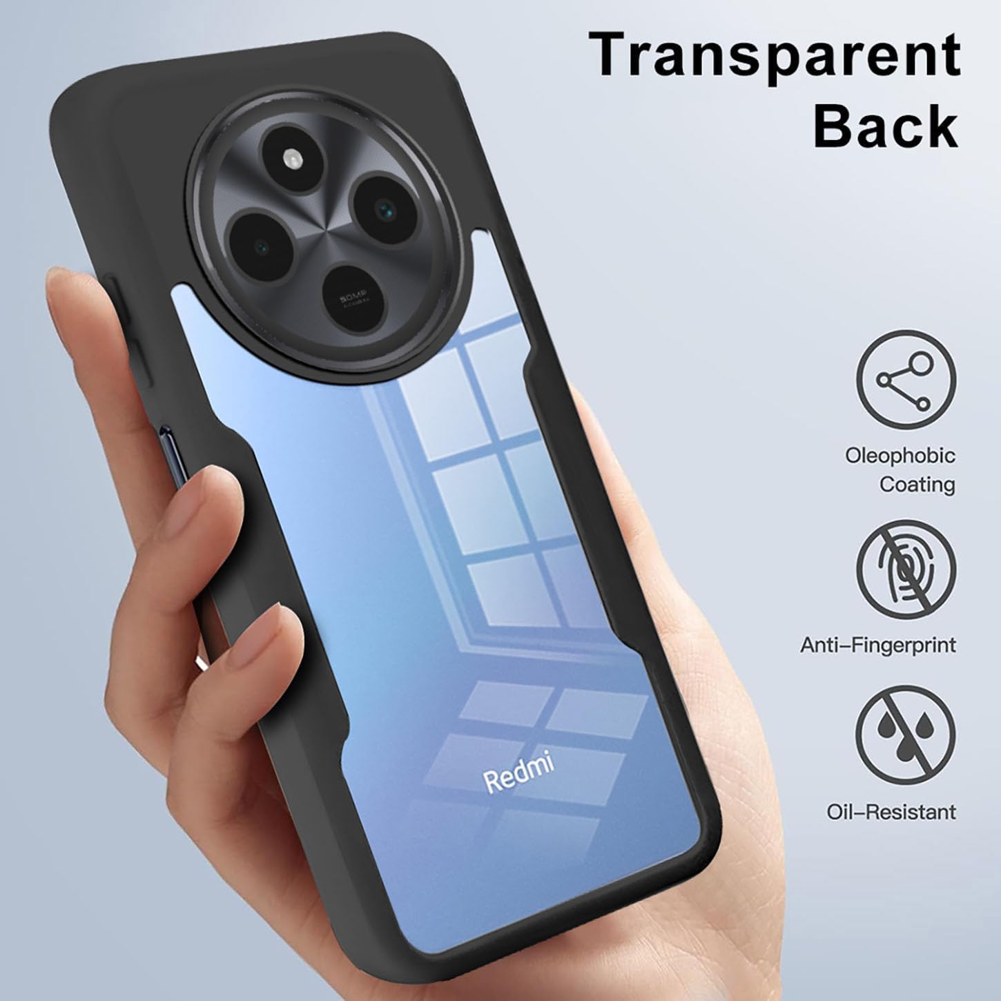 Pachet 360: Husa cu folie integrata pentru Xiaomi Redmi 14C Cover360 fata / spate - mov