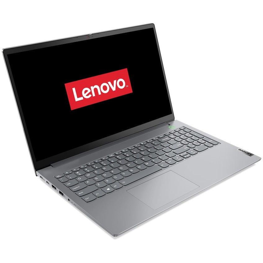 Laptop Lenovo ThinkBook 15 G4 IAP cu procesor Intel® Core™ i5-1235U pana la 4.40 GHz, 15.6", Full HD, IPS, 16GB, 512GB SSD, Intel® Iris™ Xe Graphics, No Os, Mineral Grey