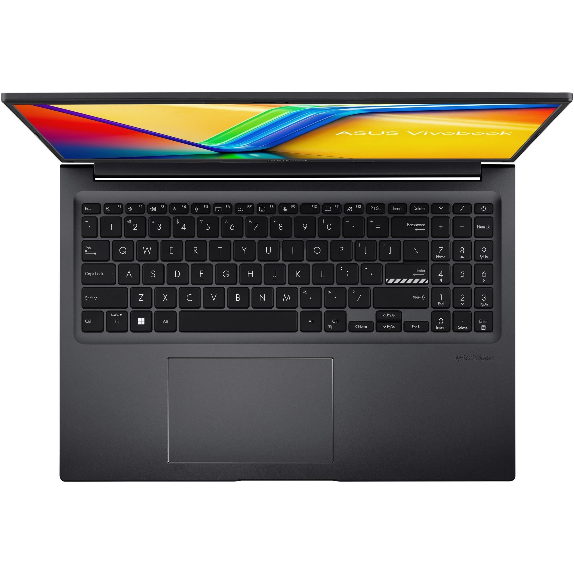 Laptop ASUS VivoBook 16 X1605ZA cu procesor Intel(r) Core(tm) i7-1255U pana la 4.70 GHz, 15.6", WUXGA, IPS, 16GB, 512GB SSD, Intel(r) Iris(r) Xe Graphics, No OS, Indie Black