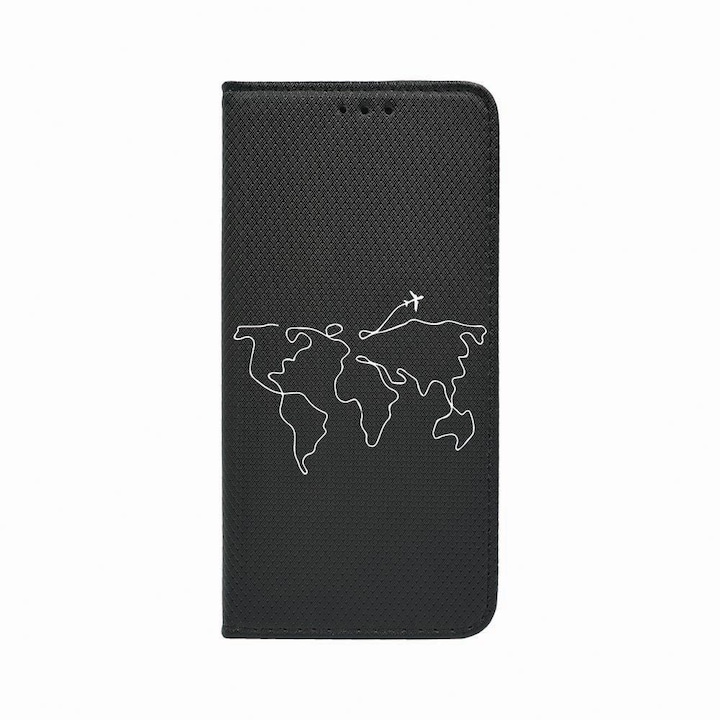 Husa Tip Carte, Magnet Book Case, Compatibila cu Samsung Galaxy S9 Plus, FLbavel, Inchidere Magnetica, Buzunar Card, FLb 733