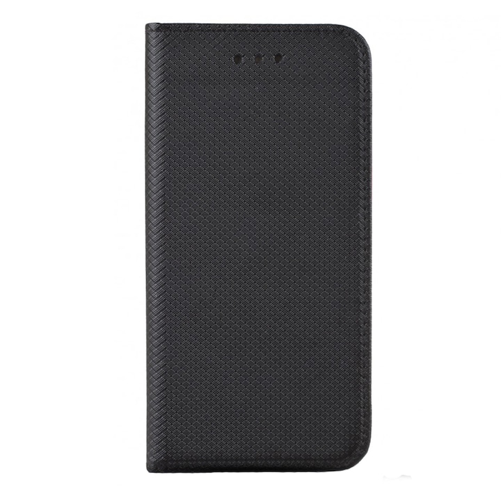Husa tip carte compatibila cu Motorola Moto G32, G-Tech Flip Book, inchidere magnetica, buzunar card, premium stand, Negru