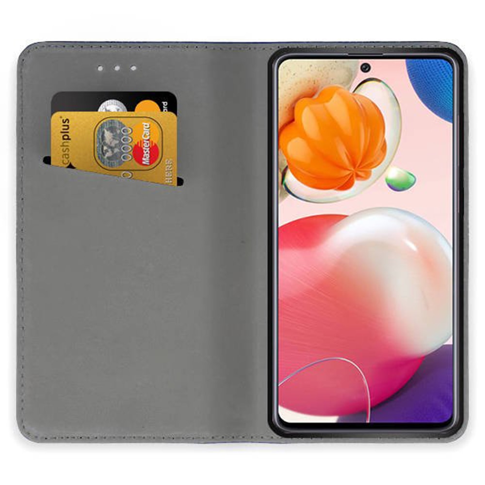 Husa tip carte compatibila cu Motorola Moto G32, G-Tech Flip Book, inchidere magnetica, buzunar card, premium stand, Negru