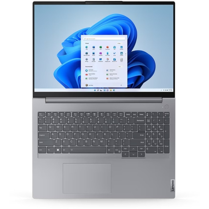 Laptop Lenovo ThinkBook 16 G6 ABP, 16" WUXGA (1920x1200) IPS 300nits Anti-glare, 45% NTSC, AMD Ryzen™ 5 7530U (6C / 12T, 2.0 / 4.5GHz, 3MB L2 / 16MB L3), Video Integrated AMD Radeon™ Graphics, RAM 1x 16GB SO-DIMM DDR4-3200, SSD 512GB SSD M.2 2242 PCIe®