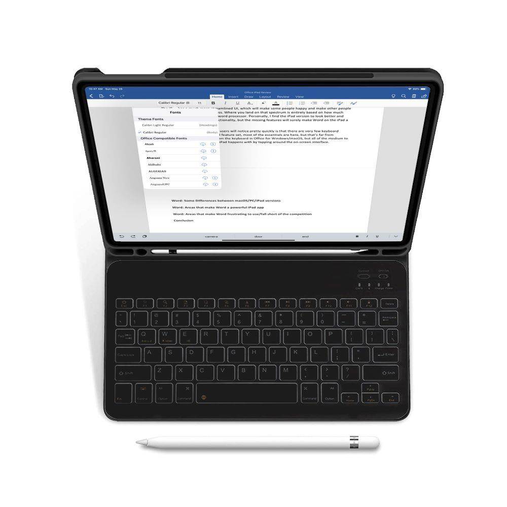 Husa cu tastatura pentru iPad 10.9 2022 (generatia 10) Tech-Protect black