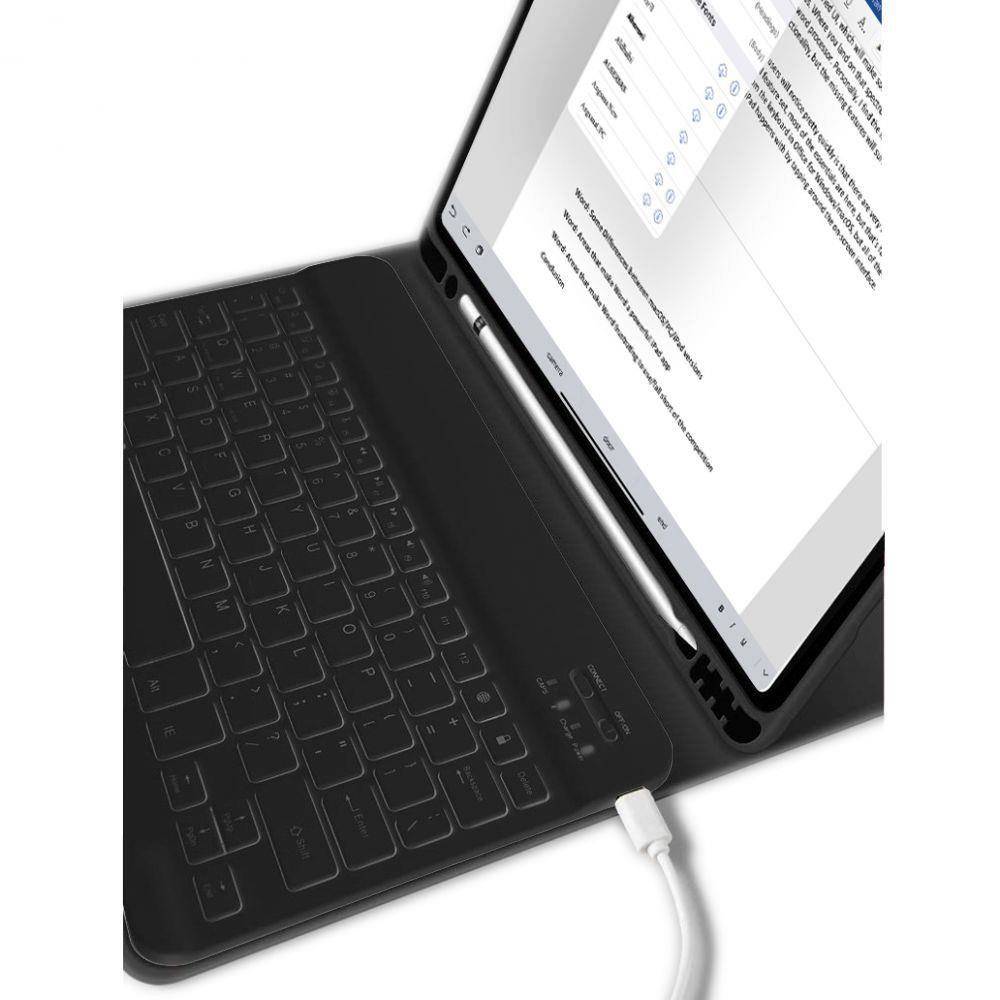 Husa cu tastatura pentru iPad 10.9 2022 (generatia 10) Tech-Protect black