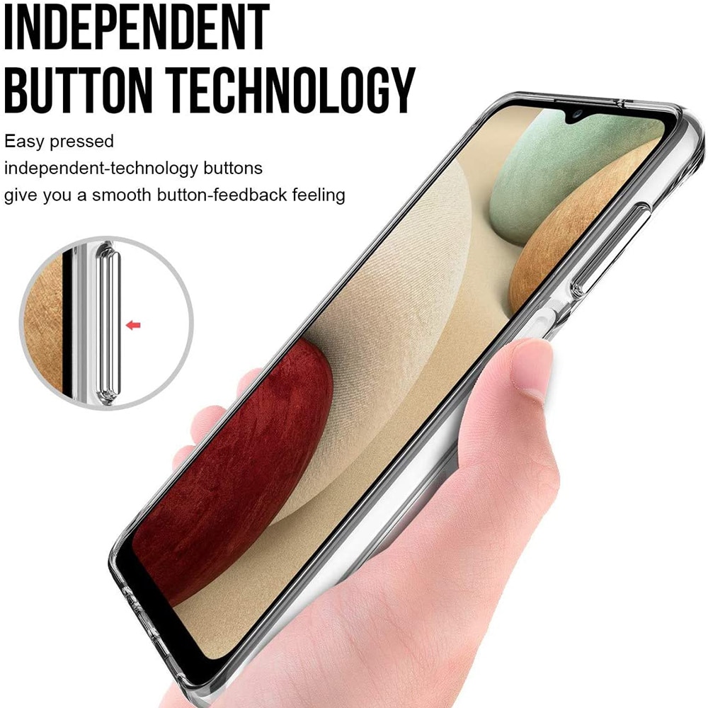 Husa Compatibil cu Telefon 360 Hybrid Full Cover, 2 in 1, protectie fata si spate, TPU si PET, compatibila cu Samsung Galaxy A13 5G, Transparent
