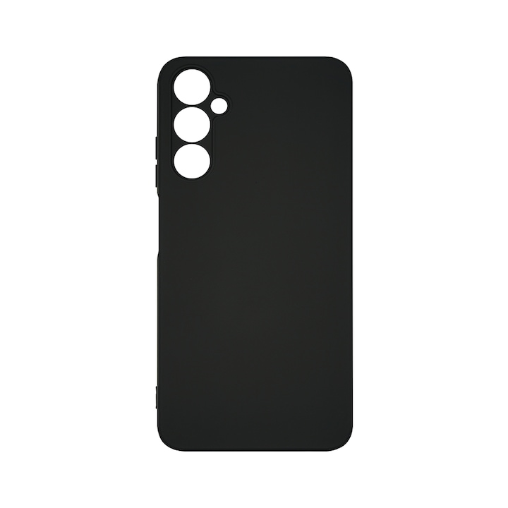 Husa BestCase® Premium Silicon, Compatibila Cu Samsung Galaxy S24, 1.2MM Slim, Microfibra in interior, Antisoc, Rezistent la socuri, Protectie Camera, Margini ridicate pentru protectia ecranului, Negru