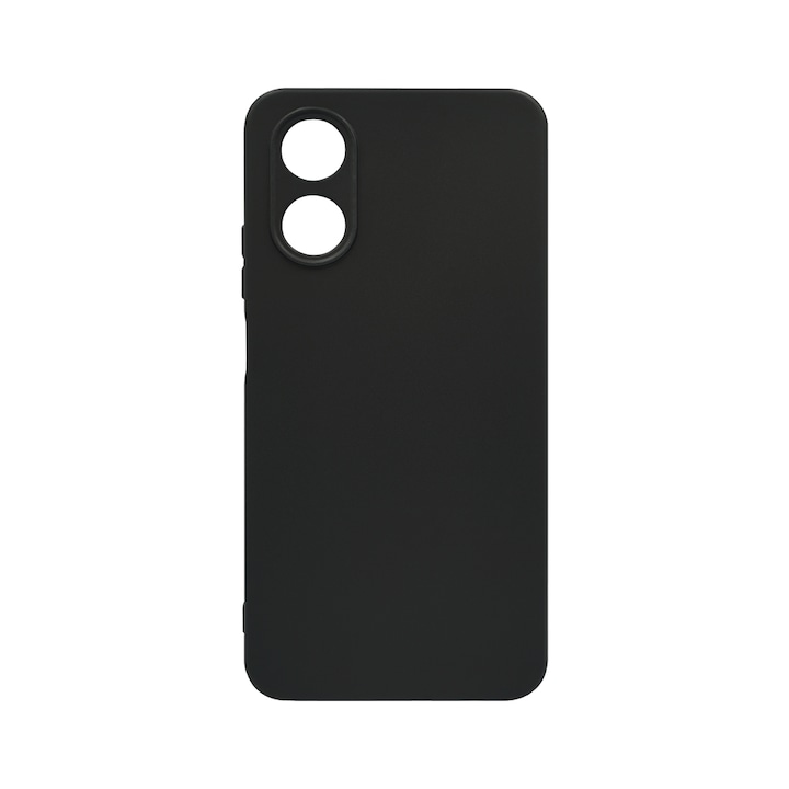 Husa BestCase® 0.8MM Slim Silicon, Compatibila Cu OPPO A38 4G / A18 4G, Rezistenta la uzura, Protectie Camera, Negru