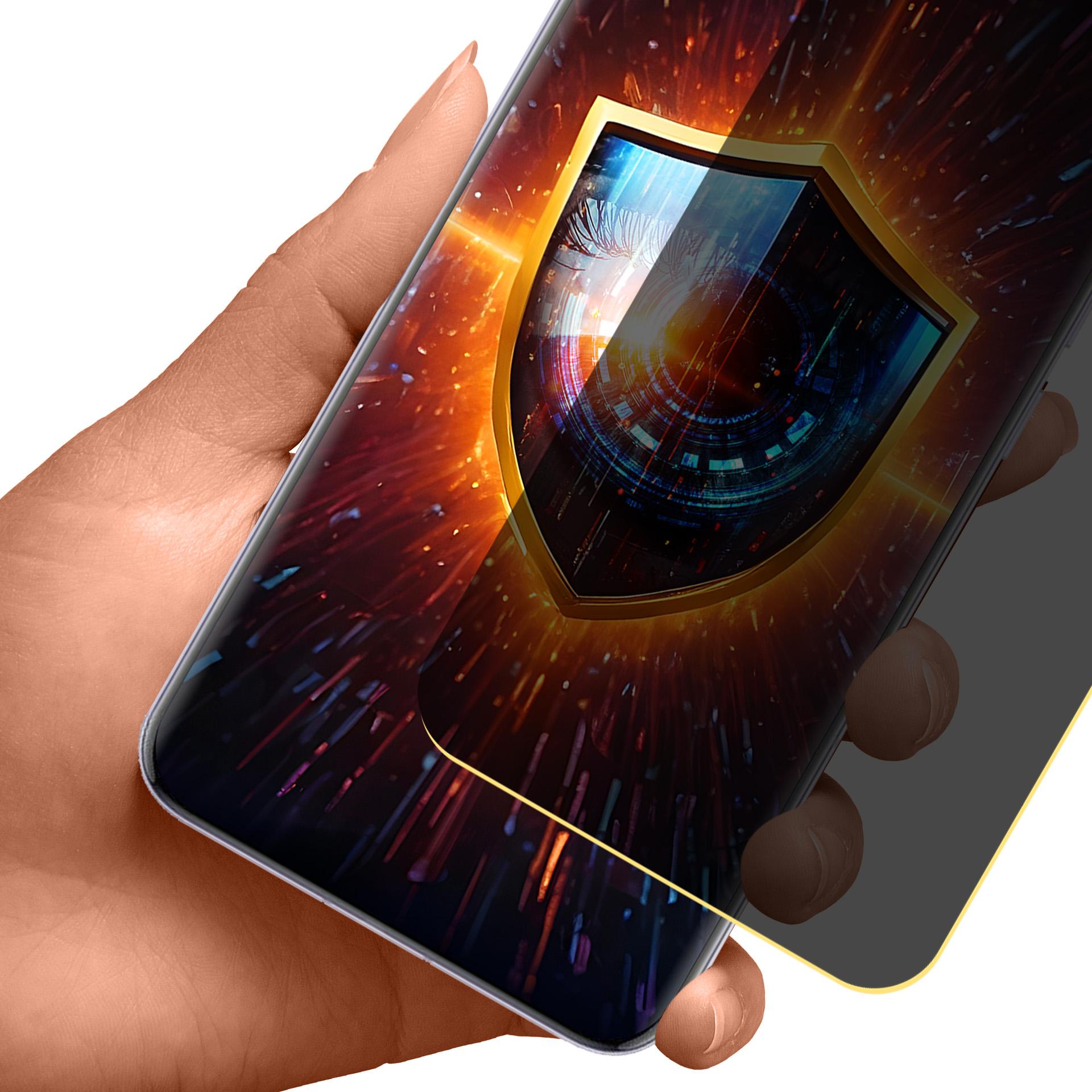 Folie protectie telefon, 3mk Silky Matt Privacy, protectie confidentialitate, rezistenta 250%, transparenta, pentru Oppo Reno 13 Pro