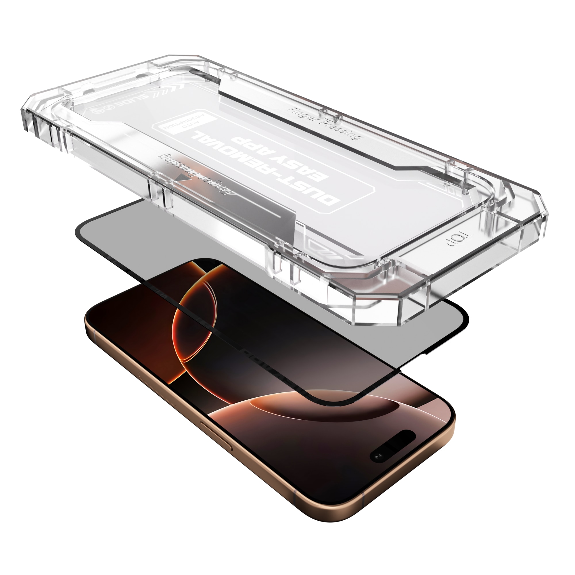 Folie de protectie din sticla Privacy NEXT ONE pentru iPhone 16 Pro
