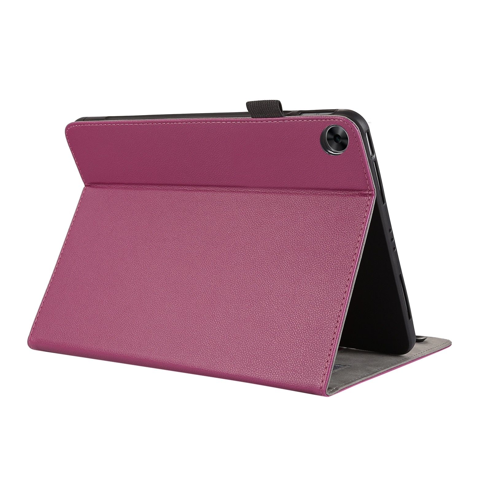 Husa tableta pentru Huawei MediaPad M5 10 Pro, textura litchi, piele cu ventuza, violet