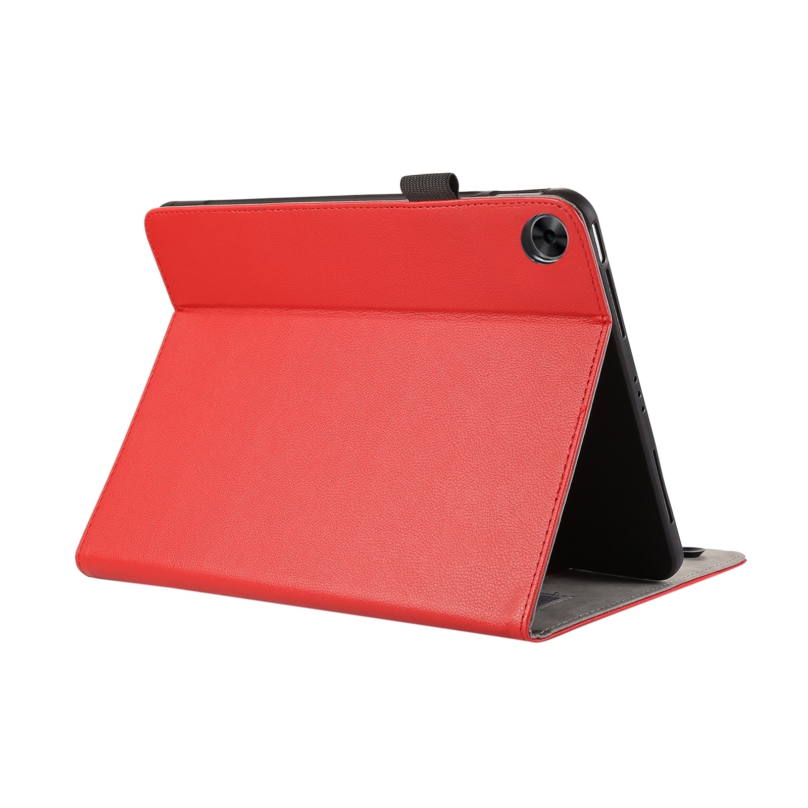 Husa tableta pentru Huawei MediaPad M5 10 Pro, textura licheu, piele, tip ventuza, carcasa tableta (rosu)