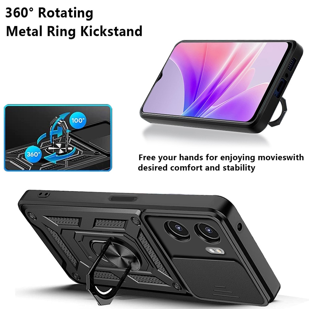 Husa pentru Oppo A57 4G / A57s / OnePlus Nord N20 SE - Techsuit Camshield Series - Negru