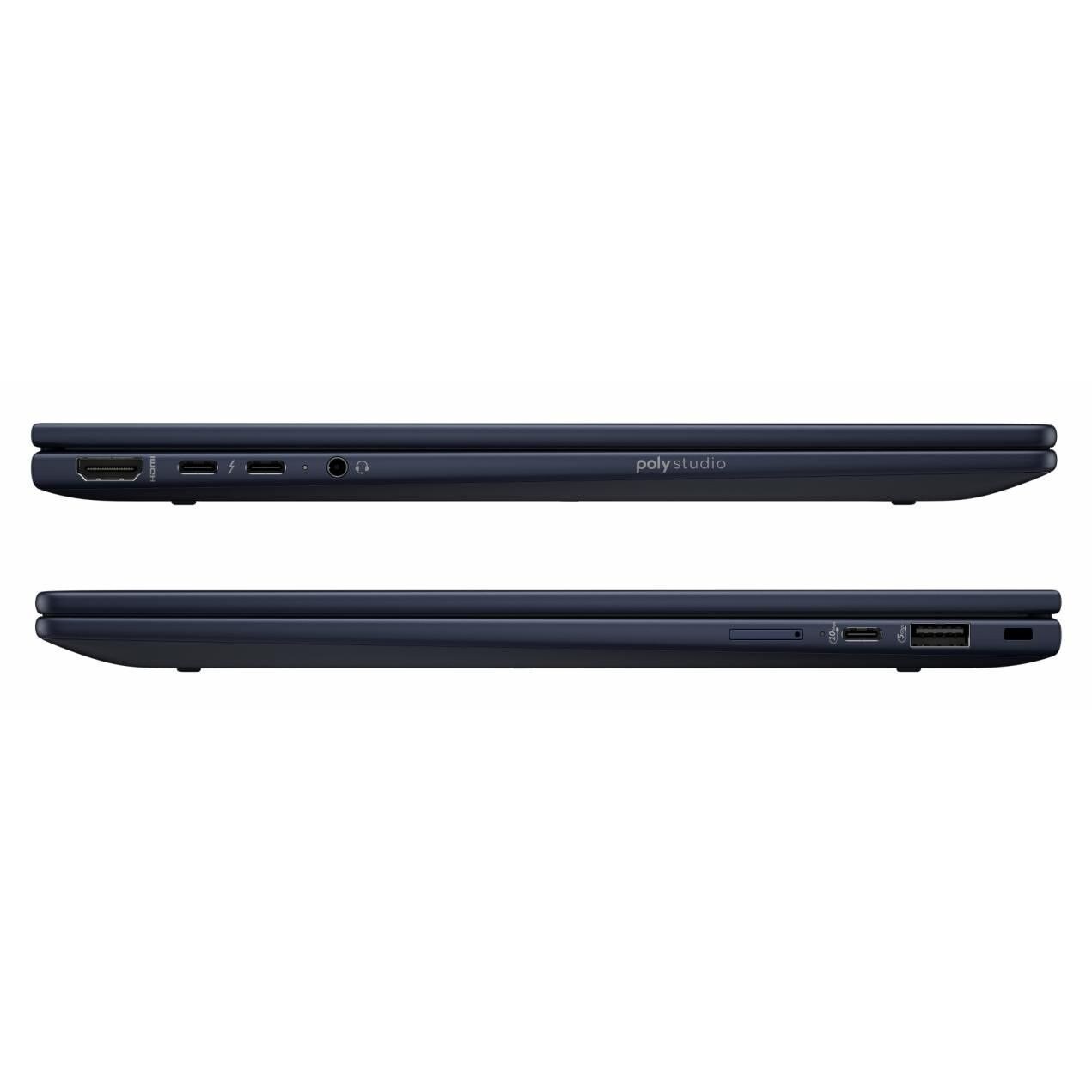 Laptop HP EliteBook x360 Flip G1i B69E7ET, 14 inch 1920 x 1200 Touchscreen, Intel 258V 8 C / 8 T, 2.2 GHz - 4.8 GHz, 12 MB cache, 12 W, 32 GB LPDDR5X, 1 TB SSD, Intel Graphics, Windows 11 Pro, Albastru