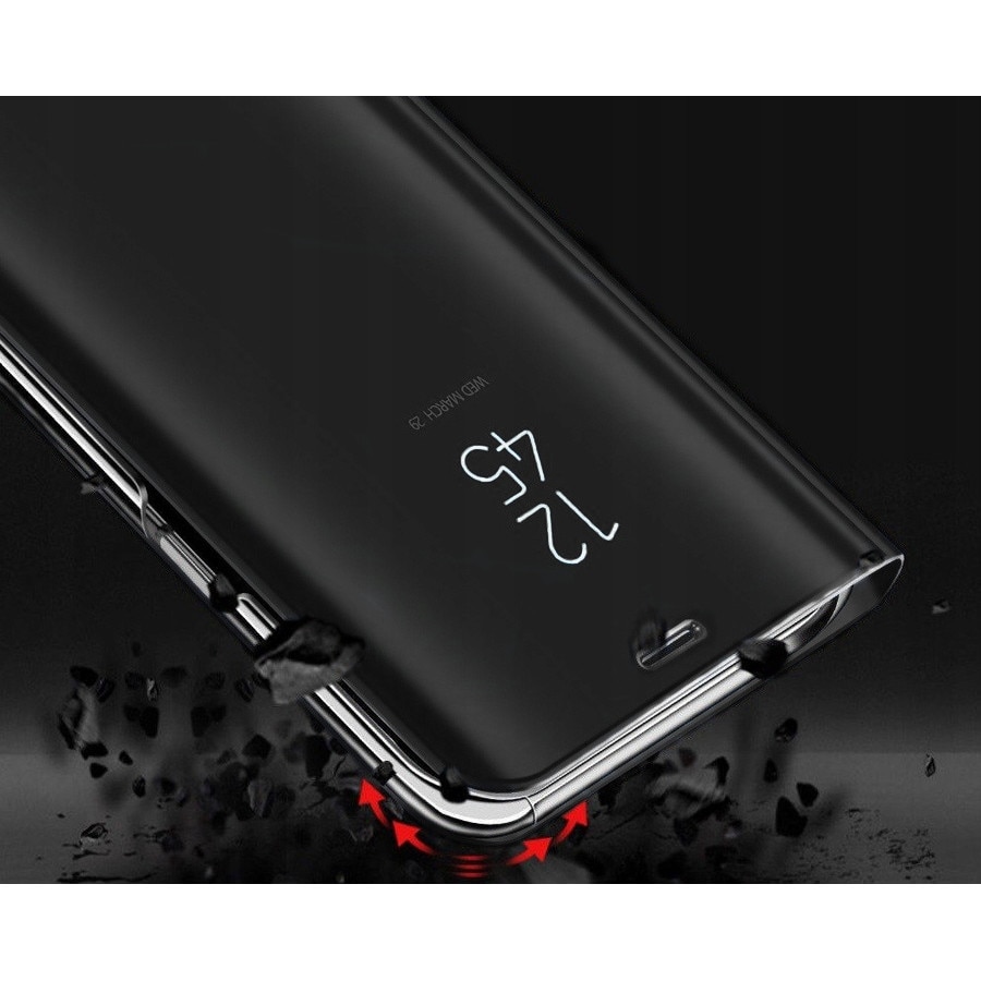 Husa de protectie Flip cover pentru Huawei Y6p, negru