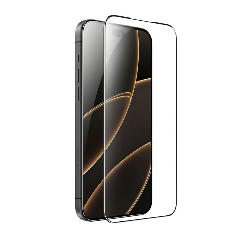 Set 2 folii protectie Mobile Origin EasyGlass, Kit curatare inclus, compatibil cu iPhone 17 Pro, Transparent