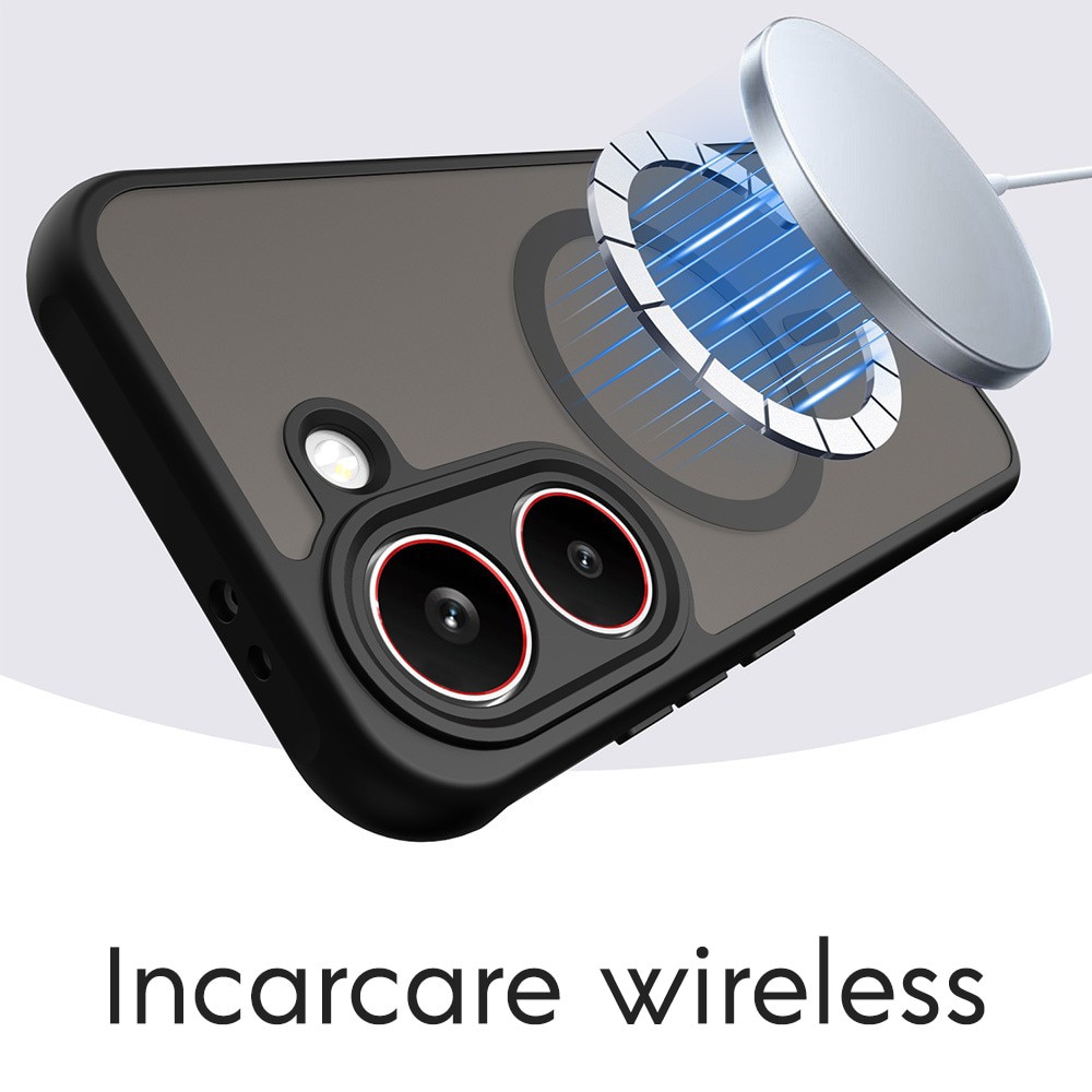 Husa pentru Xiaomi Poco X8 Pro Daden® HaloFrost II, MagSafe, Antisoc, Incarcare wireless, Calitate Premium, Negru