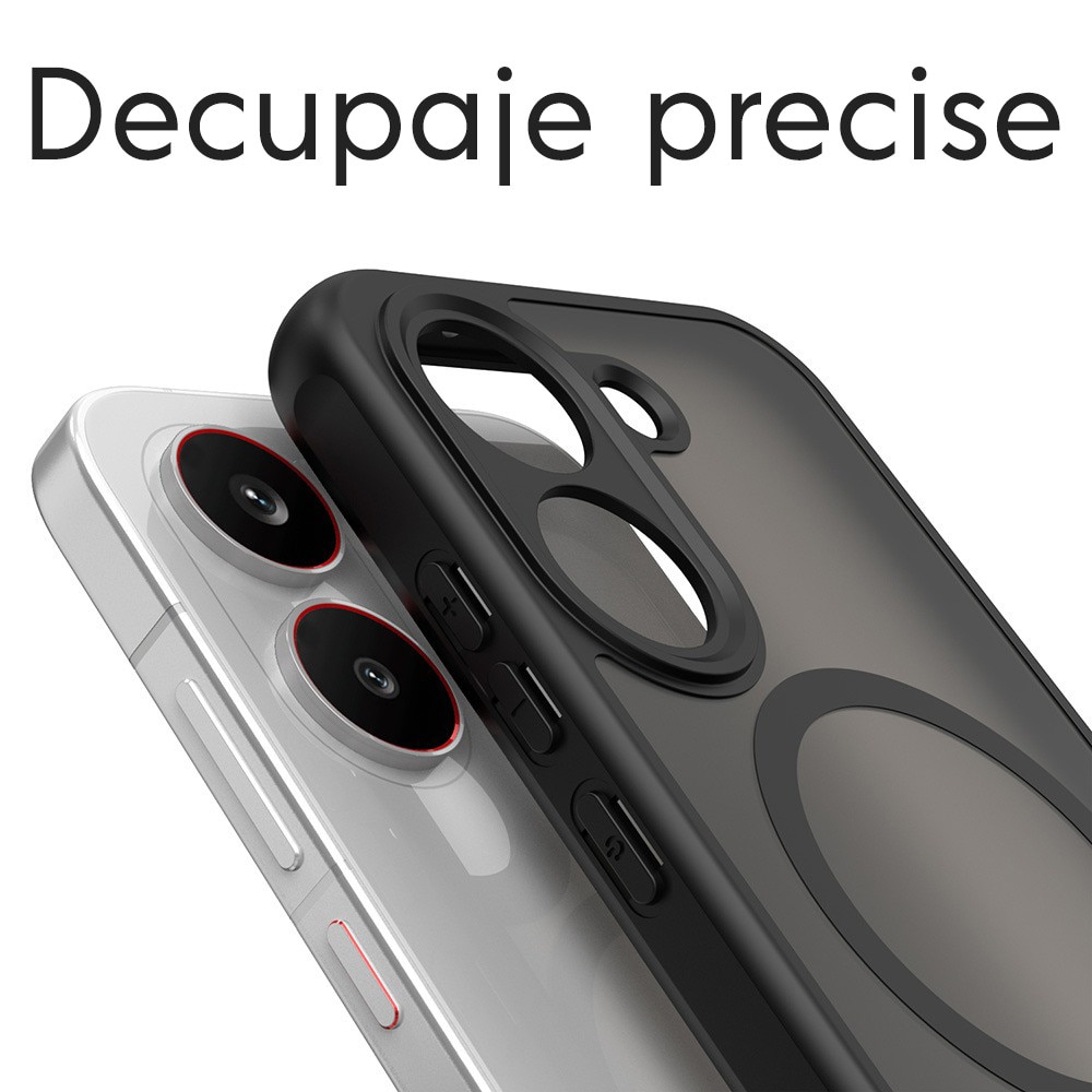 Husa pentru Xiaomi Poco X8 Pro Daden® HaloFrost II, MagSafe, Antisoc, Incarcare wireless, Calitate Premium, Negru