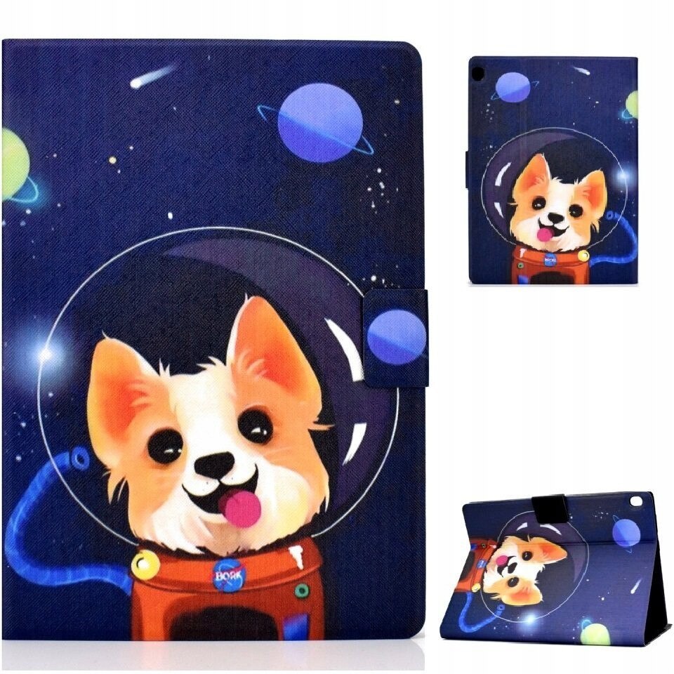 Husa tablete ERBORD pentru Lenovo Tab M10 10.1, functie stand, design astronaut, 10.1 inch