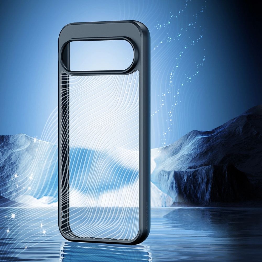 Husa pentru Telefon, G-Tech Aimo Dux Ducis, Compatibila cu Google Pixel 10 / 10 pro, Policarbonat, Antisoc, Transparent/Negru