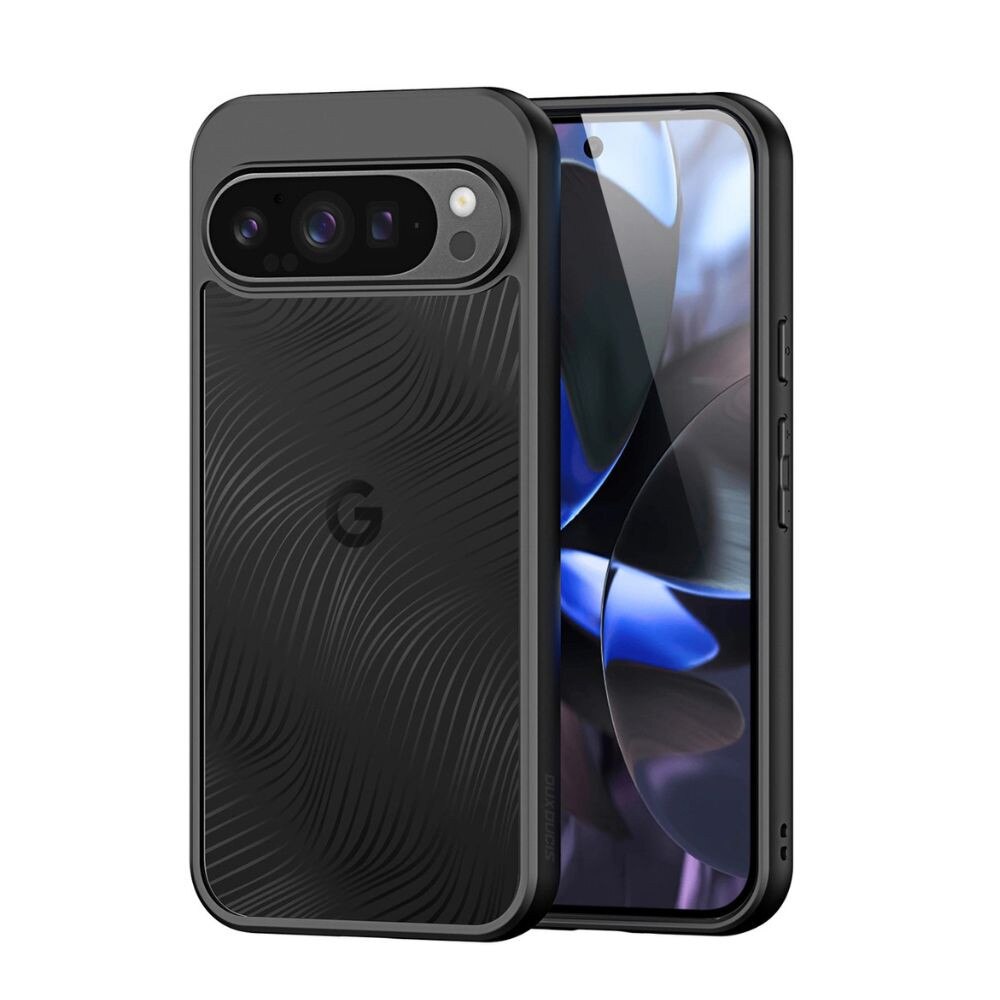 Husa pentru Telefon, G-Tech Aimo Dux Ducis, Compatibila cu Google Pixel 10 / 10 pro, Policarbonat, Antisoc, Transparent/Negru
