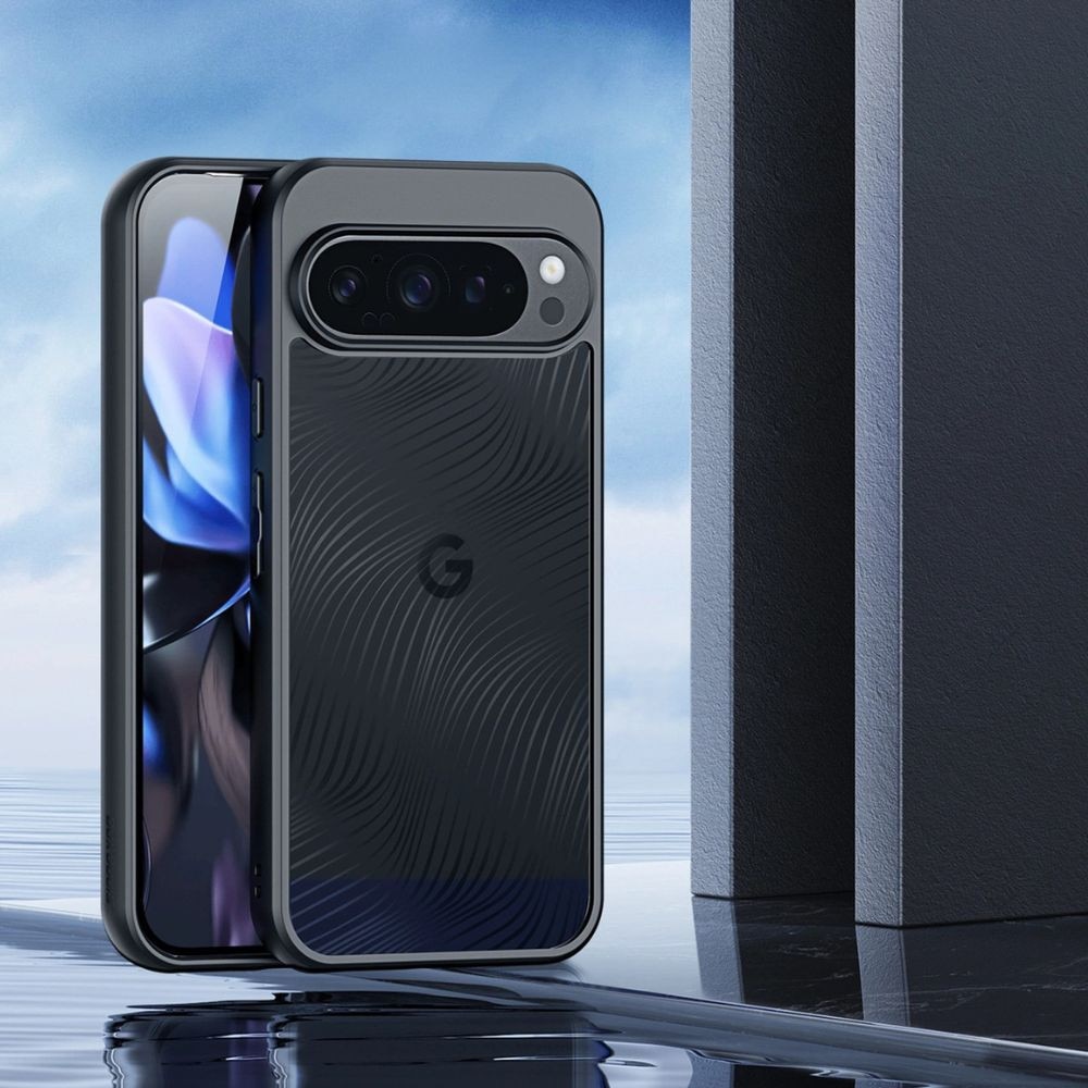 Husa pentru Telefon, G-Tech Aimo Dux Ducis, Compatibila cu Google Pixel 10 / 10 pro, Policarbonat, Antisoc, Transparent/Negru