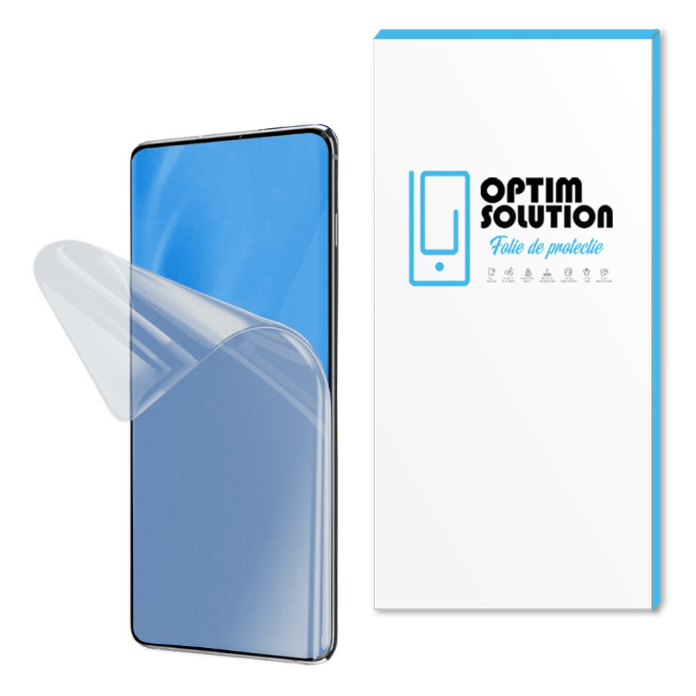 Folie Anti-Amprenta Mata compatibila cu Samsung Galaxy A57, Hydrogel Regenerabil, new MATTE Silicon, Flexible, Instalare Usoara, Full Protection, OPTIM SOLUTION, Clear Matte